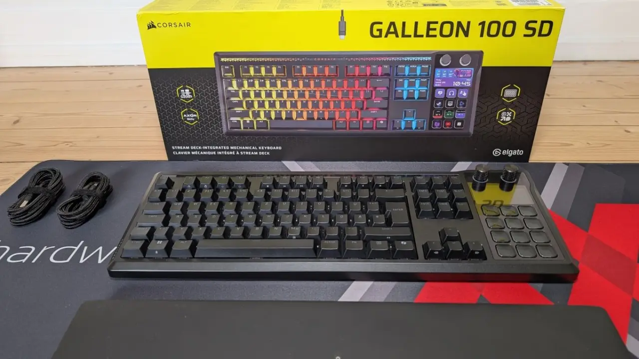 تصویر مرتبط با خبر: Corsair Galleon 100 SD im Test: Mechanische Tastatur mit integrierter Stream-Deck-Funktion - Hardwareluxx