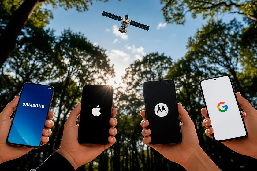 تصویر مرتبط با خبر: Lista completa de los móviles con conexión directa por satélite de Starlink