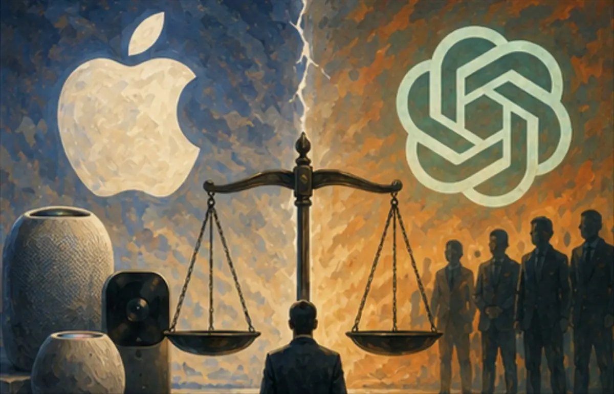 تصویر مرتبط با خبر: ¿Puede la demanda de Apple frenar el primer hardware de OpenAI y su salida a bolsa?
