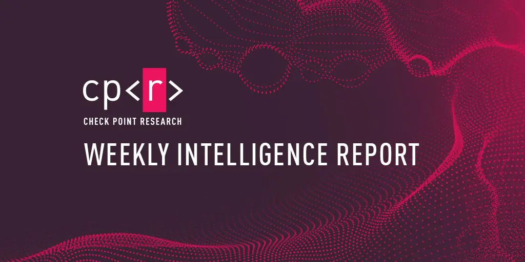 تصویر مرتبط با خبر: 20th July – Threat Intelligence Report - Check Point Research