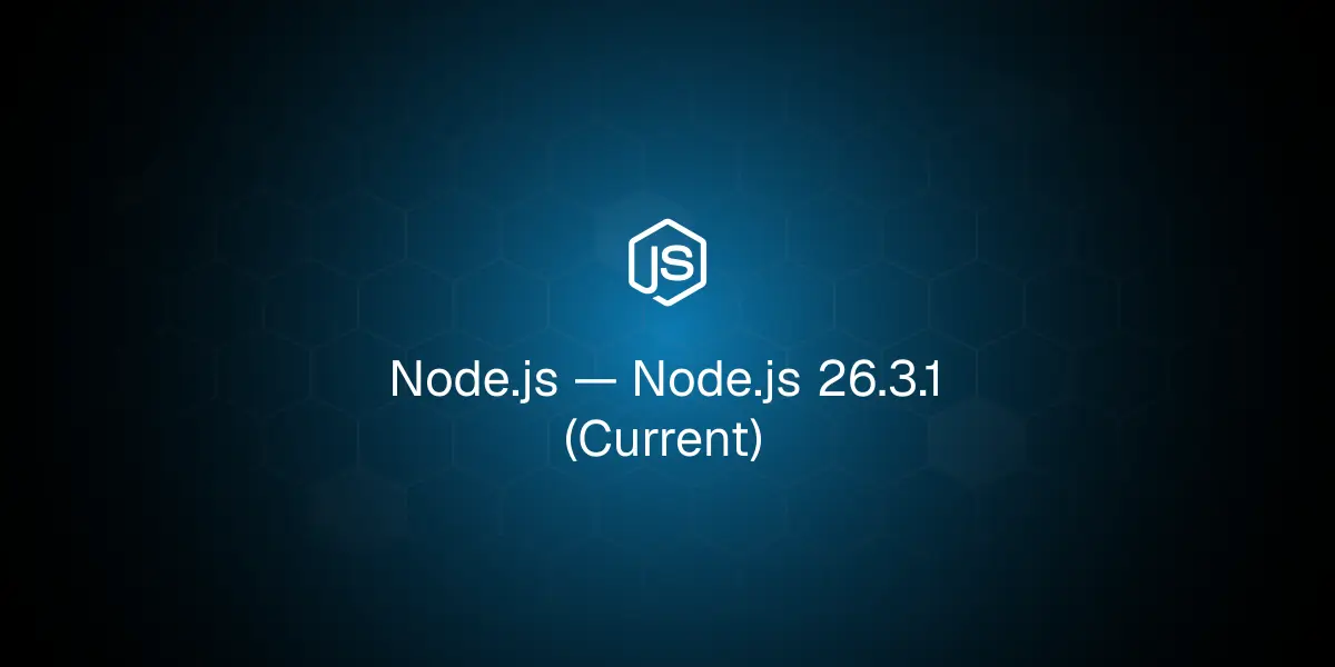 The Node.js Hexagon Logo