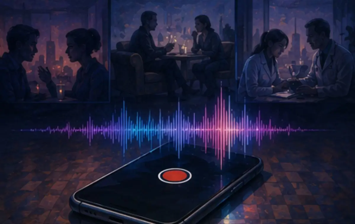 تصویر مرتبط با خبر: La gente graba todas sus conversaciones con IA sin avisar a quien tienen enfrente: el nuevo dilema de privacidad que las leyes no estaban preparadas para resolver