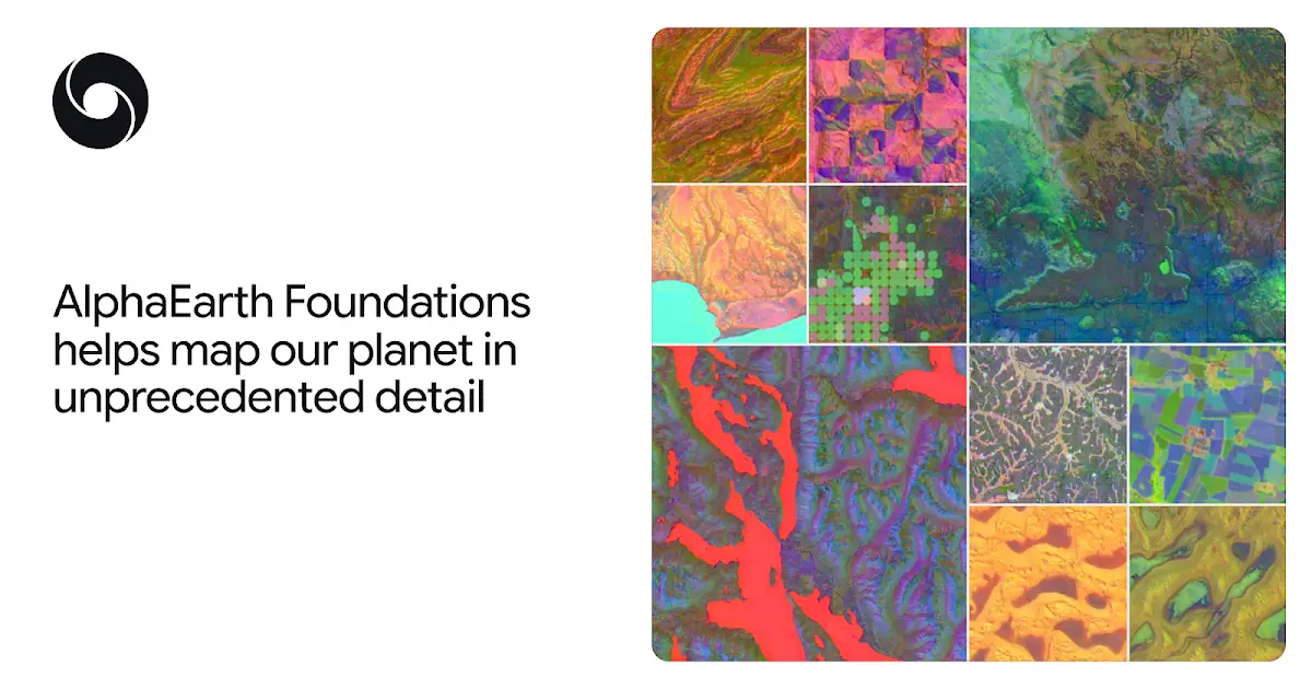 تصویر مرتبط با خبر: AlphaEarth Foundations helps map our planet in unprecedented detail