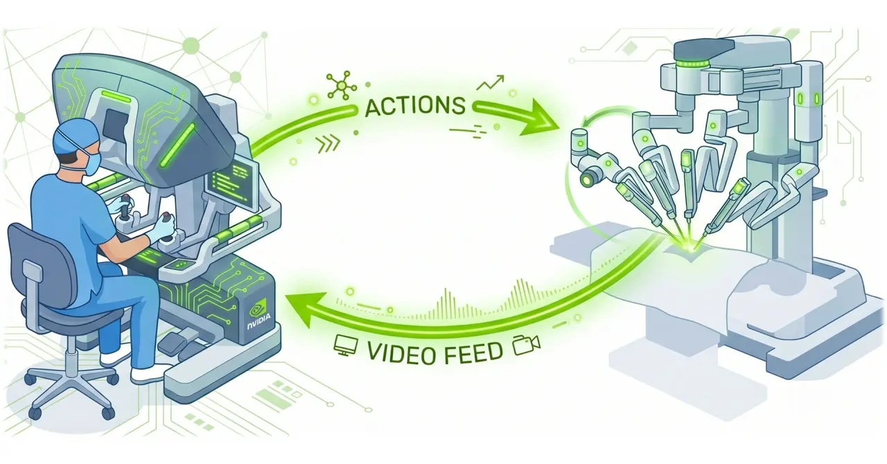 تصویر مرتبط با خبر: NVIDIA Cosmos-H-Dreams: Bringing Real-Time Generative Simulation to Surgical Robotics