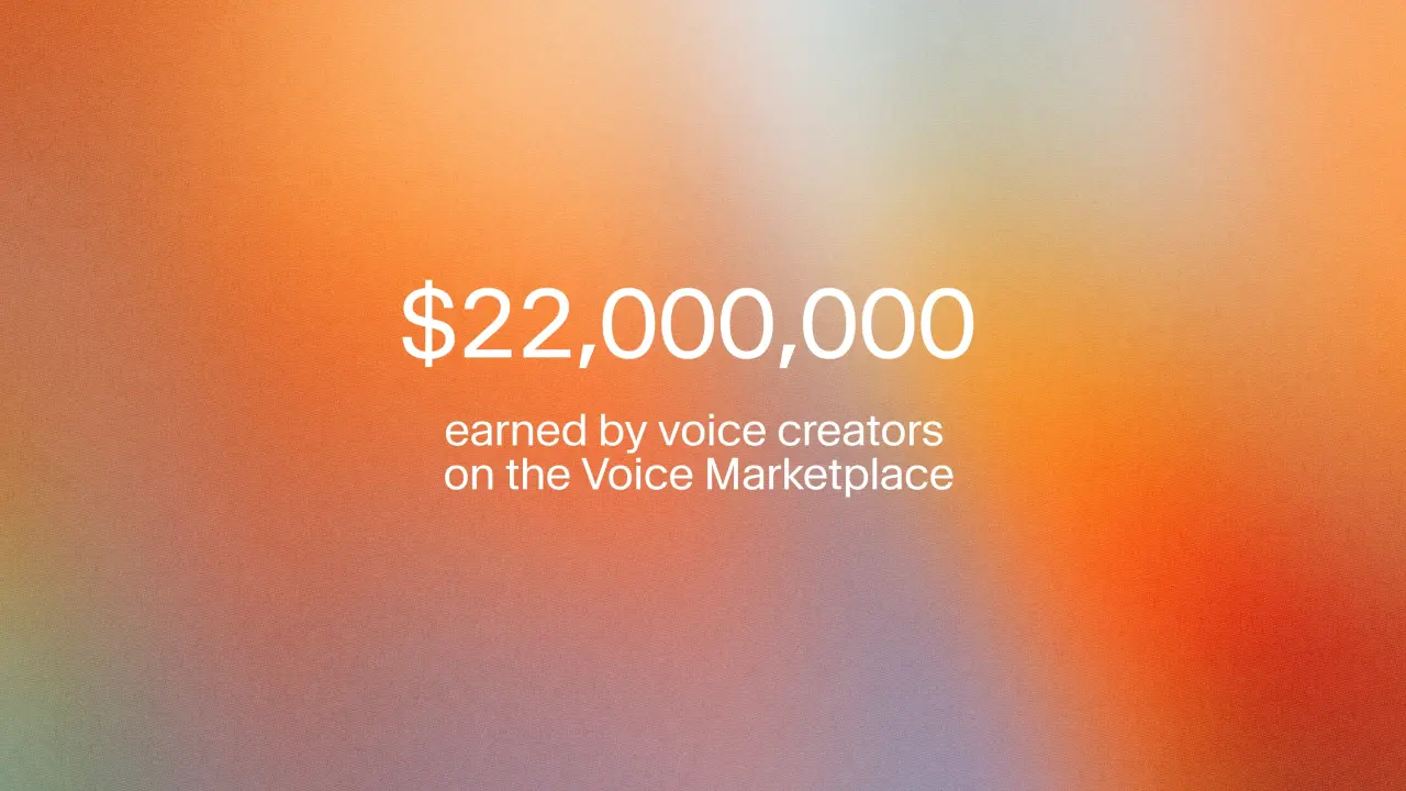 تصویر مرتبط با خبر: $22M earned by voice creators, doubling in 6 months