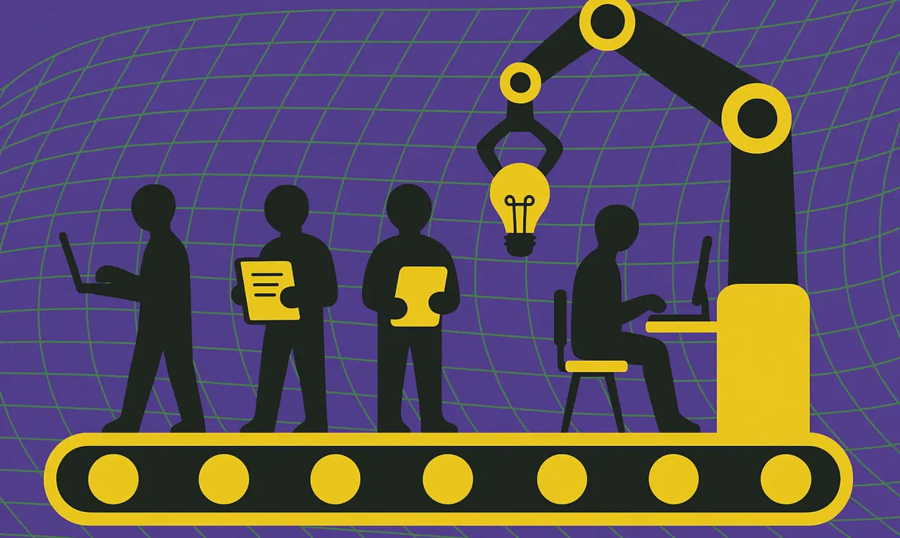 تصویر مرتبط با خبر: OpenAI says top AI models are reaching expert territory on real-world knowledge work