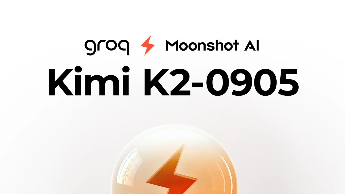 تصویر مرتبط با خبر: Introducing Kimi K2‑0905 on GroqCloud