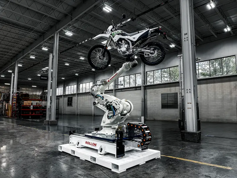تصویر مرتبط با خبر: Kawasaki Robotics showcases 8-axis Physical AI robot and intelligent automation technologies at Automate 2026