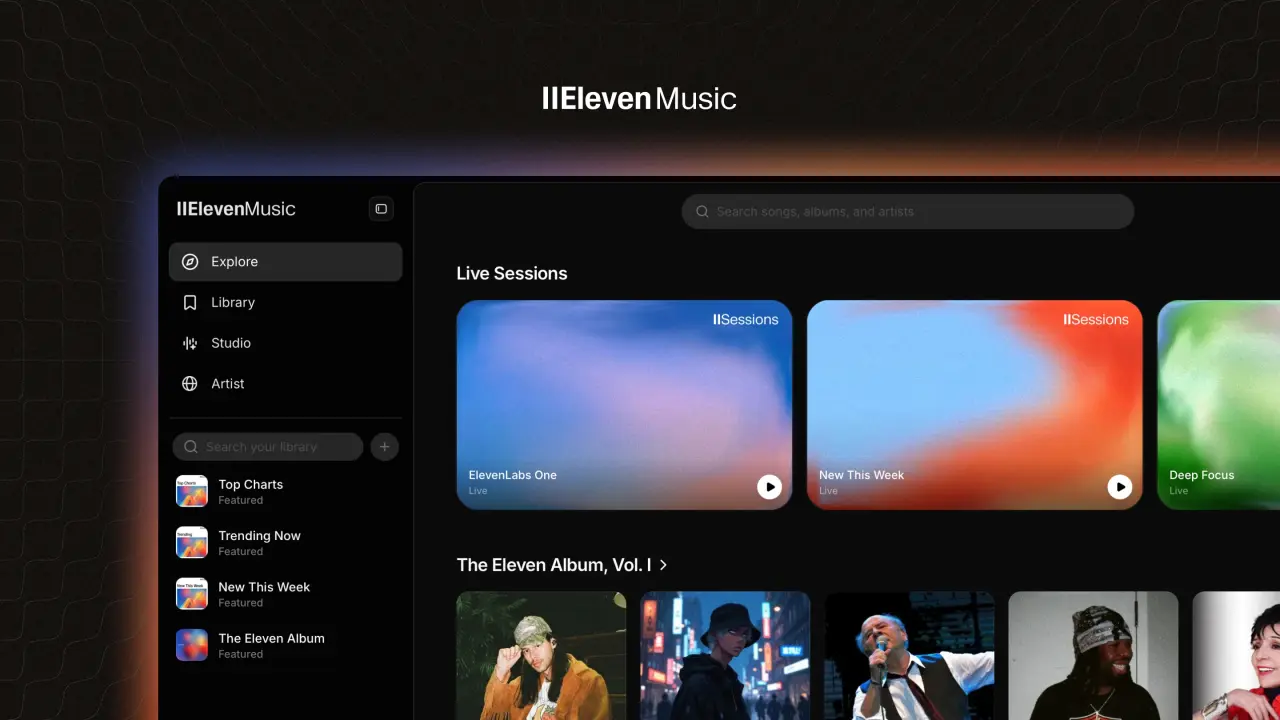 تصویر مرتبط با خبر: ElevenMusic: discover, remix, create, and earn from music
